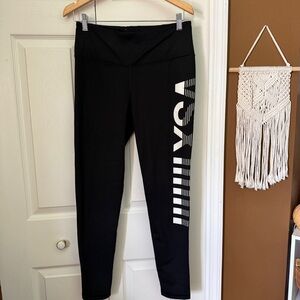 Victoria Secret Sport Black and White Leggings / Size M